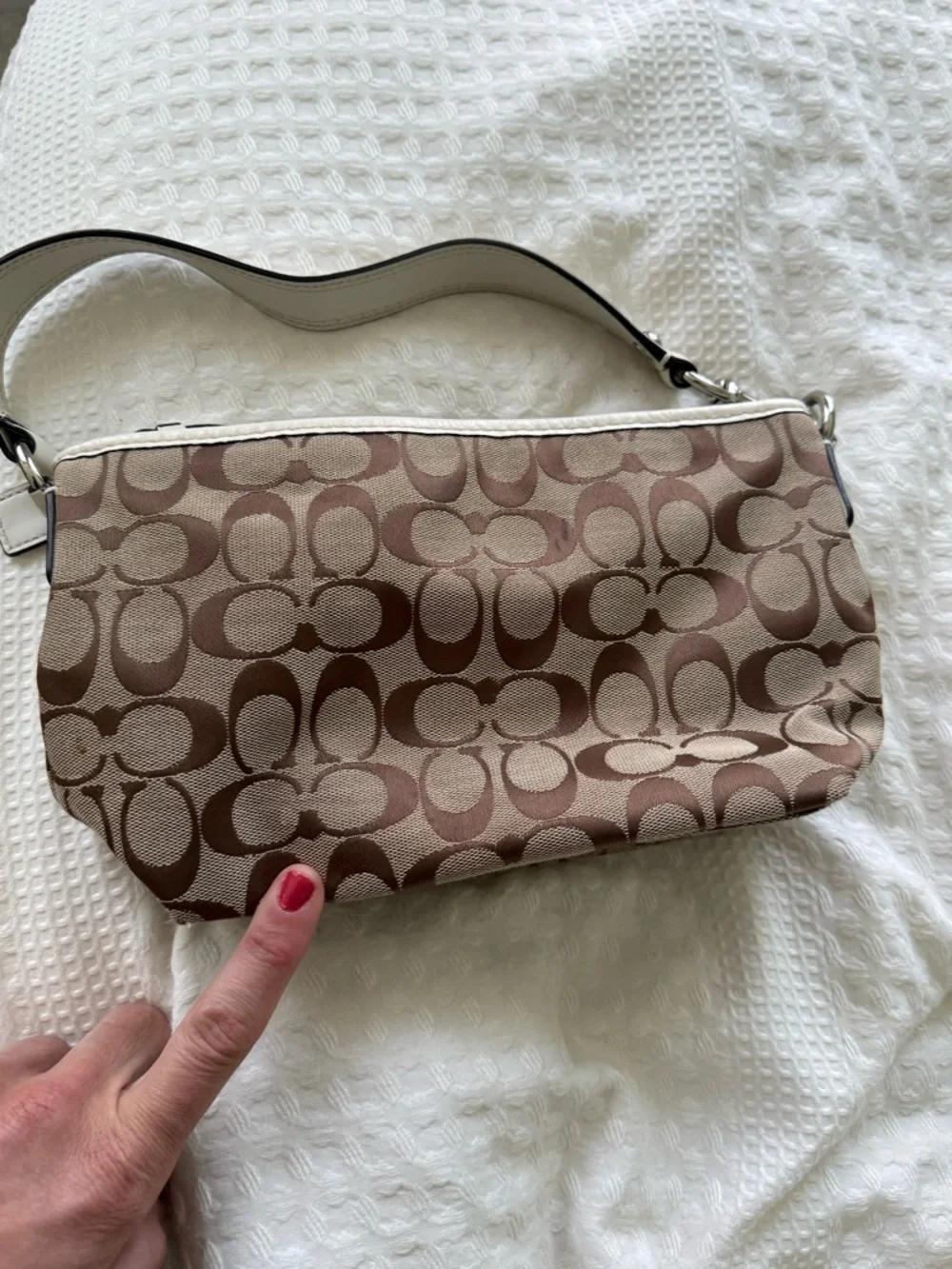 Vintage Y2K Coach Daisy/Bleecker signature hobo - Picture 3 of 7